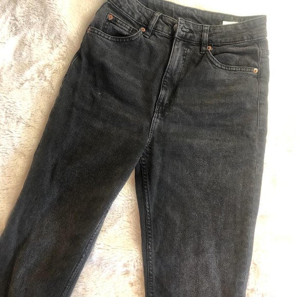 Black H&M straight leg jeans - Picture 2 of 6